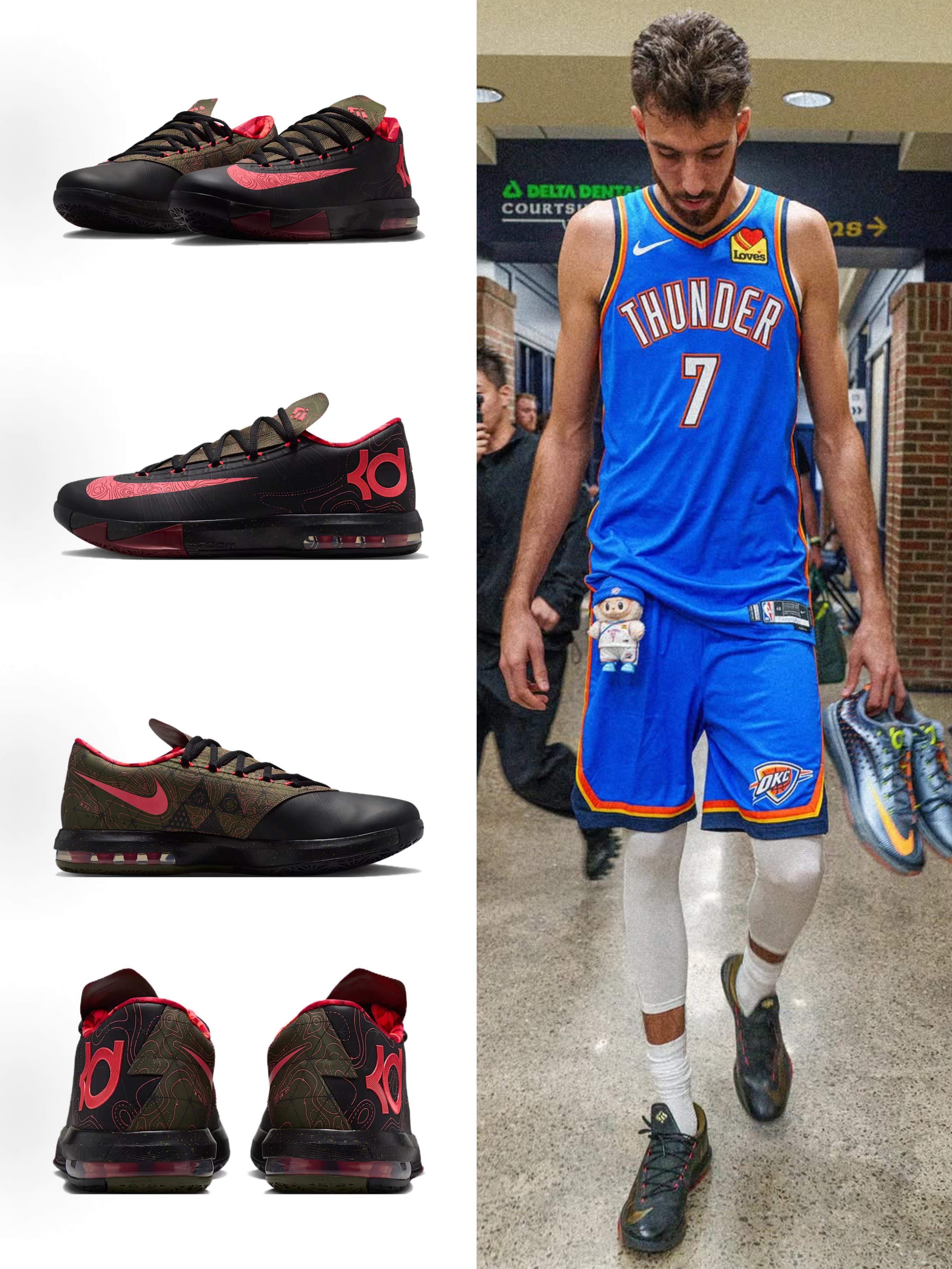 切特霍姆格伦拍摄定妆照上脚Nike KD 6 Meteorology🔥